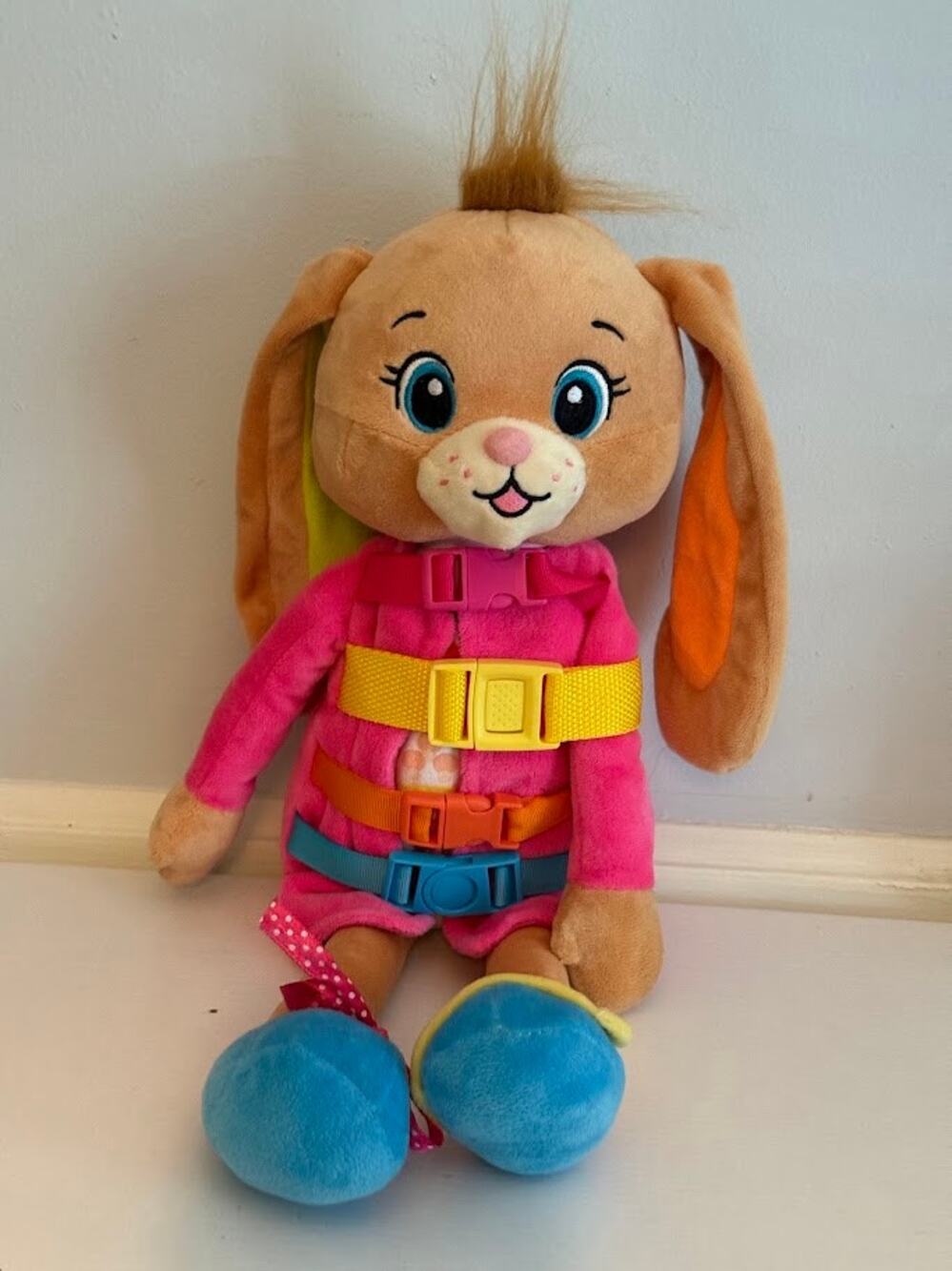 June Garden Dressy Friends Bunnie Learn-to-Dress Plush Doll
